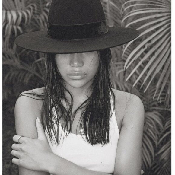 Lack of Color Benson Wool Fedora Black Size Small NWOT - Picture 1 of 9